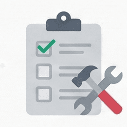 작업 항목 선택